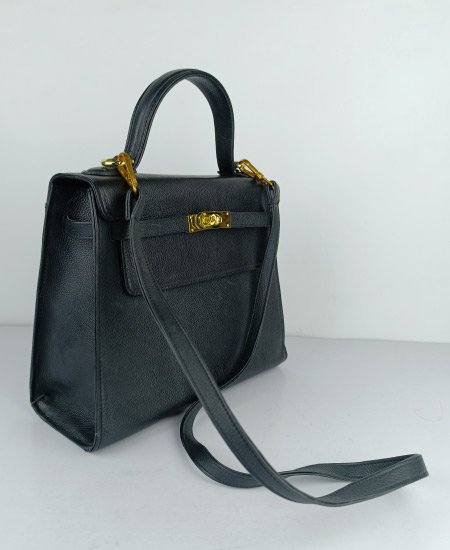1.1 hermes kelly handbags mate black in original leather 1.jpg