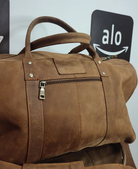 1.1 vintage leather duffel large handmade bags brown bag carry 1.jpg