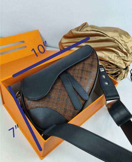 1.3 dior saddle brown leather handbag a.jpg