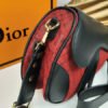 1.3 dior saddle red leather handbag 7.jpg