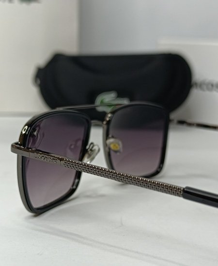 amazon leftover lacste metallic black sunglasses 3.jpg