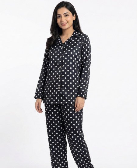 black polka dots night suit zara womens 2 1.jpg