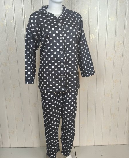 black polka dots night suit zara womens 3.jpg