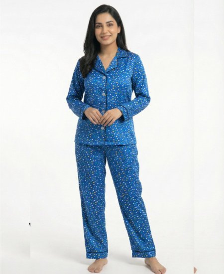 blue multi dots night suit zara womens 3 1.jpg