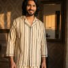 brown multi straps zara mens night suit.jpg
