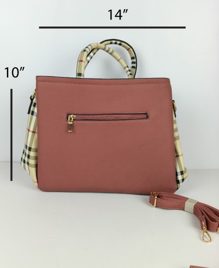 burberry ladies coffee pink handbag 2.jpg