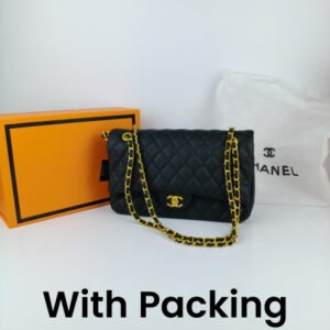 chanel chevron classic black handbag 1.jpg