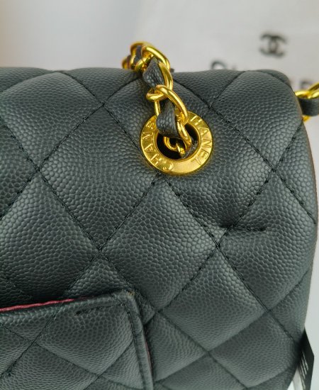 chanel chevron classic black handbag 2.jpg