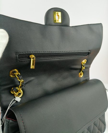 chanel chevron classic black handbag 6.jpg