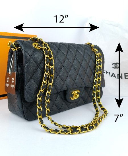 chanel chevron classic black handbag 7.jpg