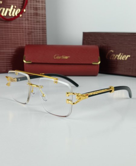 cartier golden black power glasses frame crt52 2.jpg
