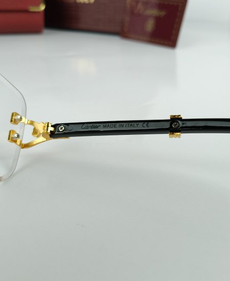 cartier golden black power glasses frame crt52 4.jpg