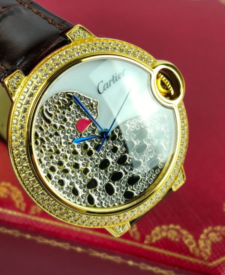 cartier la panthere de cartier ladies brown strap collector watch 4.jpg