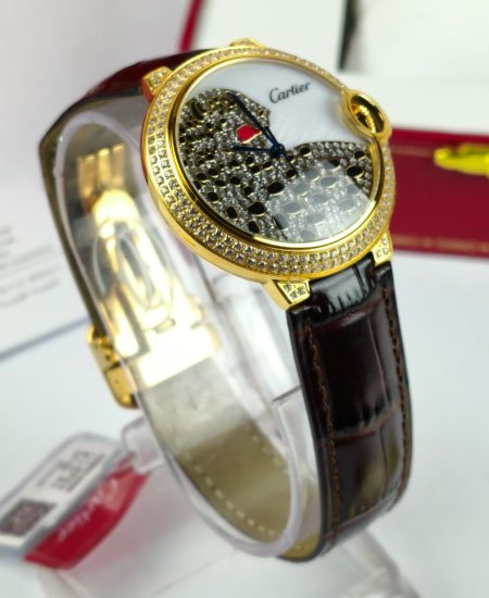 cartier la panthere de cartier ladies brown strap collector watch 7.jpg