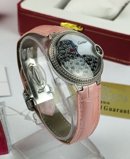 cartier la panthere de cartier ladies pink strap collector watch 6.jpg