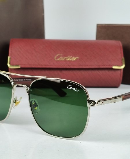 cartier luxury air force sunglasses silver crt27 1.jpg