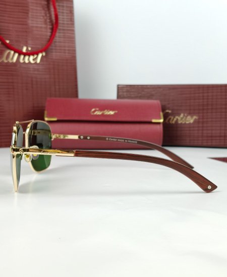 cartier luxury sunglasses golden crt27 3.jpg
