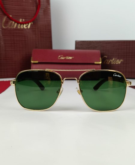 cartier luxury sunglasses golden crt27 5.jpg