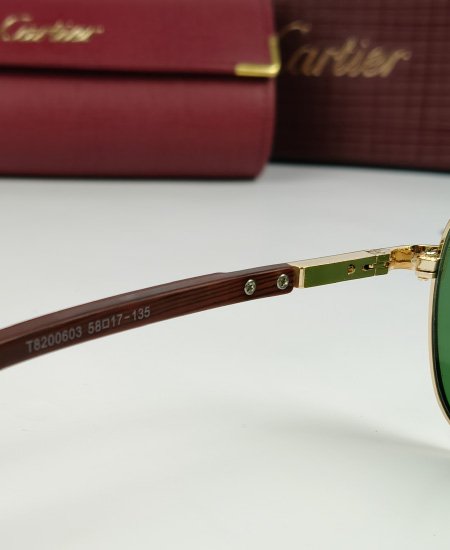 cartier luxury sunglasses golden crt27 6.jpg