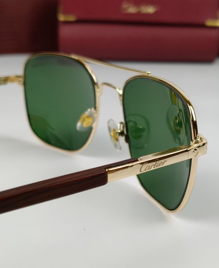 cartier luxury sunglasses golden crt27 7.jpg