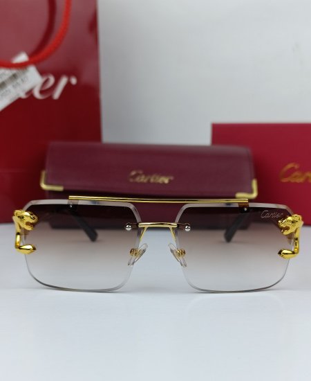cartier sunglasses golden brown crt50 3.jpg