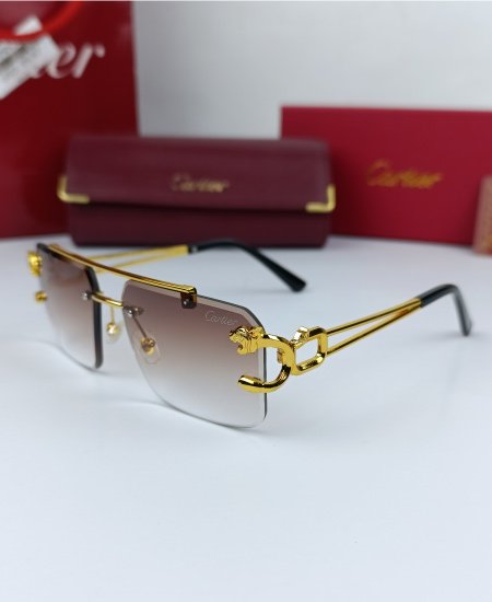 cartier sunglasses golden brown.jpg