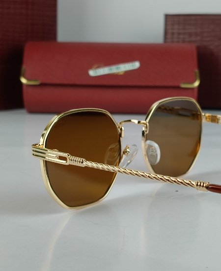 cartier sunglasses retro golden brown crt47 3.jpg