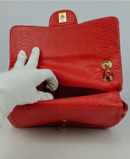 chanel red snake double flap bag 4.jpg