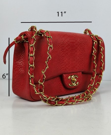 chanel red snake double flap bag 5.jpg