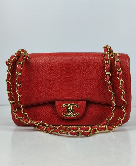 chanel red snake double flap bag 6.jpg
