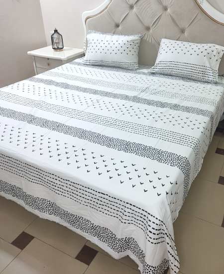 cotton satin bedsheet elegant white tc 240 jungle tree 1.jpg