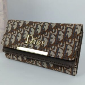 dior ladies wallet chocolate brown 1.jpg