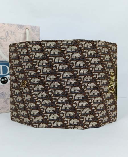 dior ladies wallet chocolate brown 4.jpg