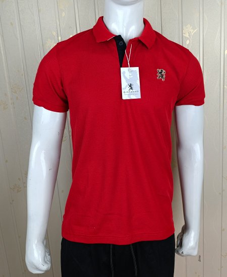 giordano polo shirt red small logo 2.jpg