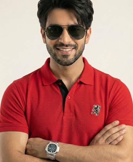 giordano polo shirt red small logo 7.jpg