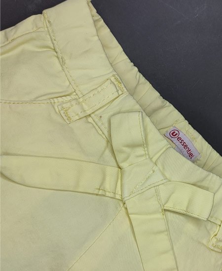 girls denim cotton yellow shorts 2.jpg