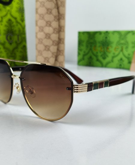 gucci sunglasses golden brown sami round gg22 1.jpg