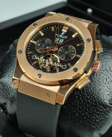 hublot watch black fusion skeleton calander rose gold 1.jpg