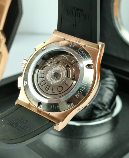 hublot watch black fusion skeleton calander rose gold 4.jpg