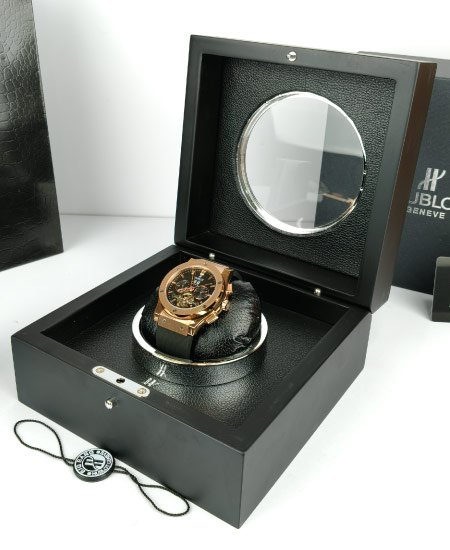 hublot watch black fusion skeleton calander rose gold 6.jpg