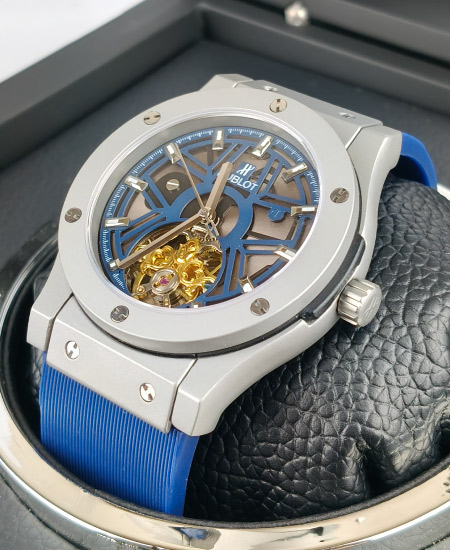 hublot watch matte fusion skeleton blue strap 1.jpg