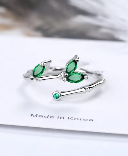 jungle tree 925 sterling silver green leaf rings 1.jpg
