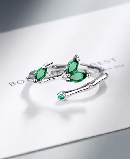 jungle tree 925 sterling silver green leaf rings 2.jpg