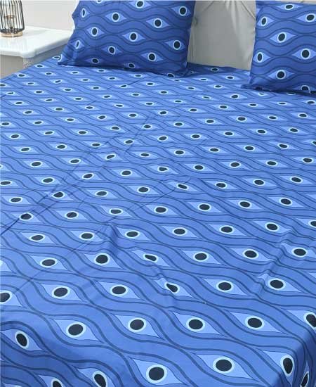 jungle tree bed sheets cotton satin blue a.jpg