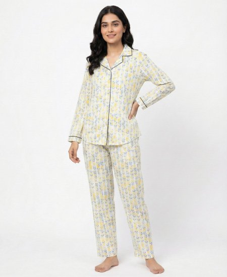jungle tree blue leaves pjs womens 3.jpg