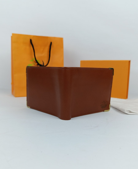 jungle tree golden tip brown leather wallet 4.jpg