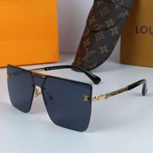 lv sunglasses shield golden black lv031 1.jpg