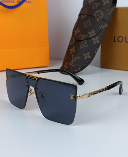 lv sunglasses shield golden black lv031 1.jpg