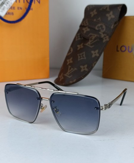 lv sunglasses square silver lv28 1.jpg