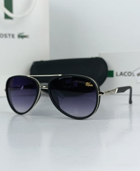 lacoste aviator sunglasses silver lac024 7.jpg
